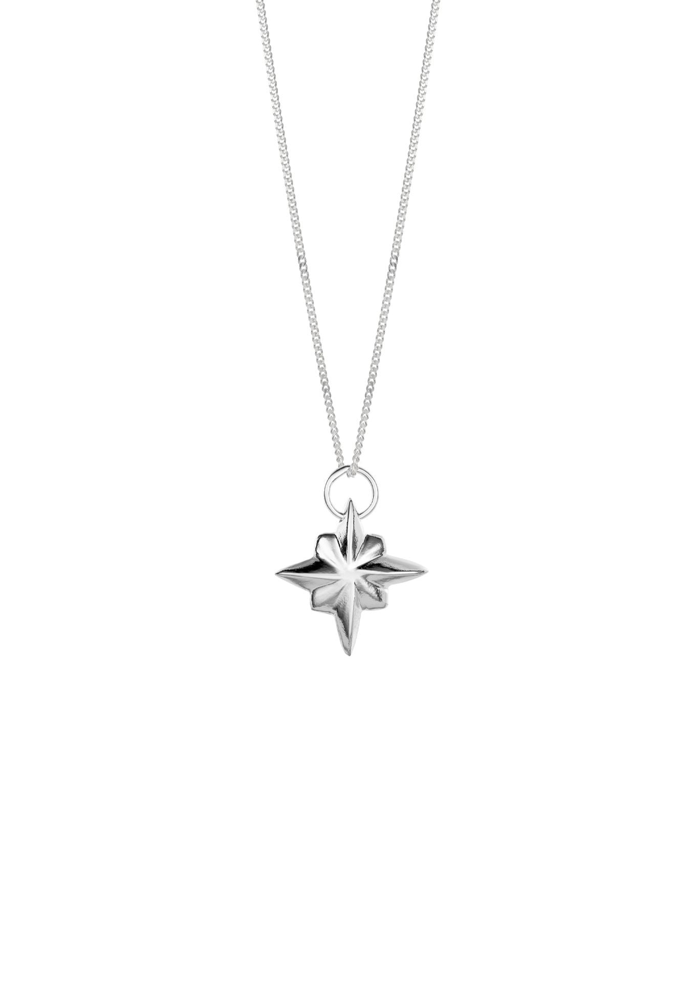 NO MORE accessories North Star Chain Necklace Silver