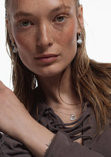 NO MORE accessories Sea Shell Necklace in Silver