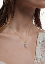 NO MORE accessories Sea Horse Necklace in Silver