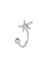 NO MORE accessories Sea Star Open Ring in Silver