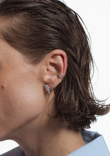 NO MORE accessories Mini Ripples Ear Cuff Silver