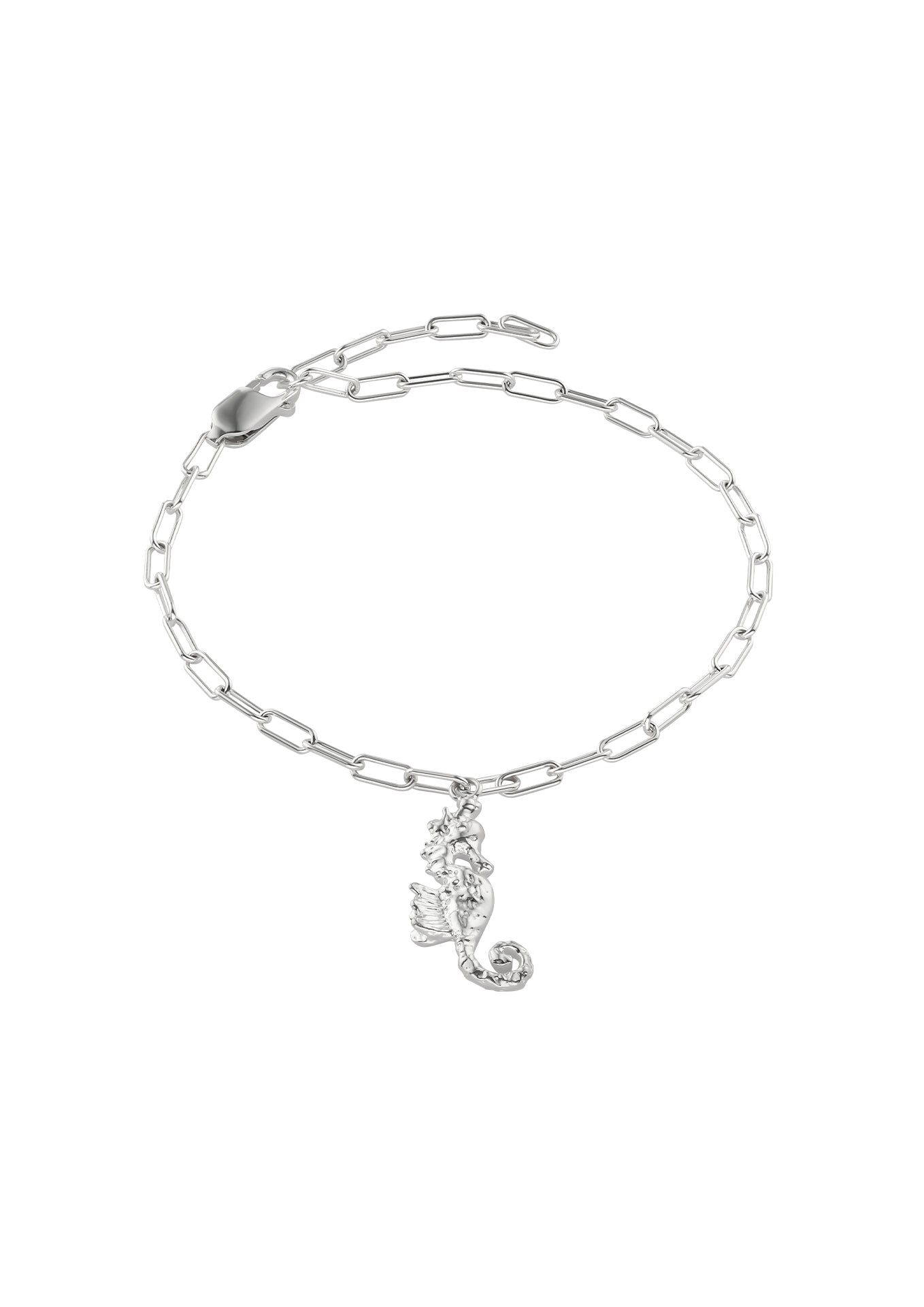 NO MORE accessories Sea Horse Bracelet Silver