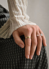 NO MORE accessories Sea Star Open Ring in Silver