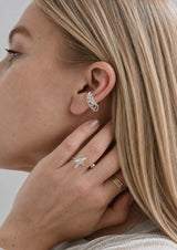 NO MORE ACCESSORIES The Loop Ear Cuff Silver