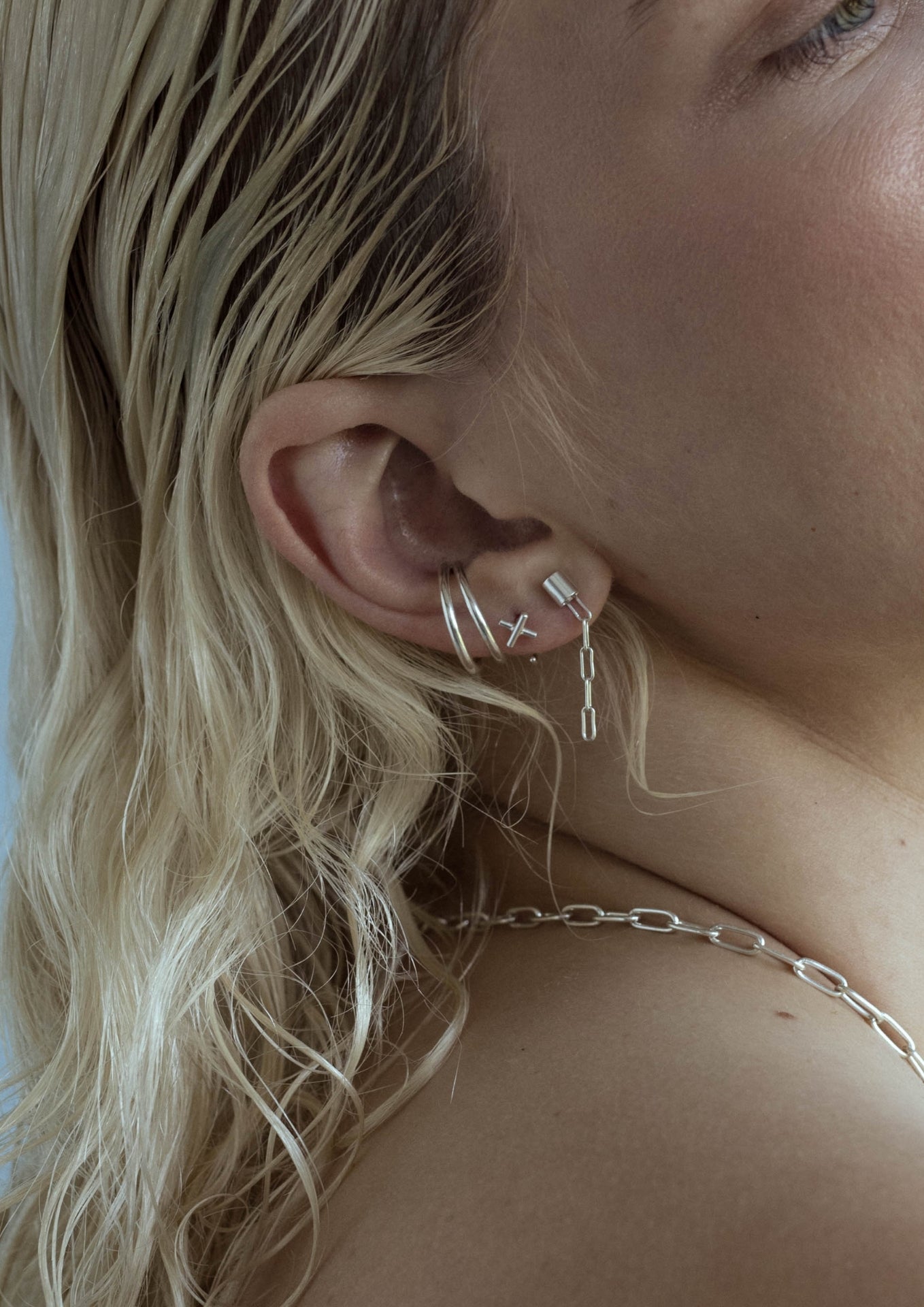 The Ripples Ear Cuff In Sterling Silver NO MORE accessories 
