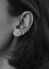 Wave Ear Cuff Silver - NO MORE ACCESSORIES