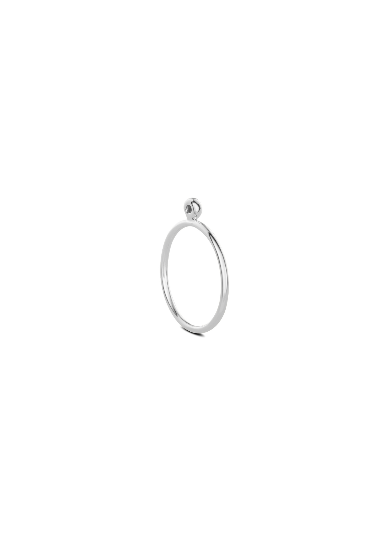 NO MORE accessories Chord Earring Back in Silver