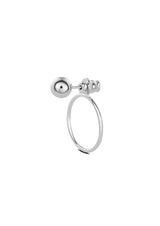 NO MORE accessories Chord Earring in Sterling Silver 