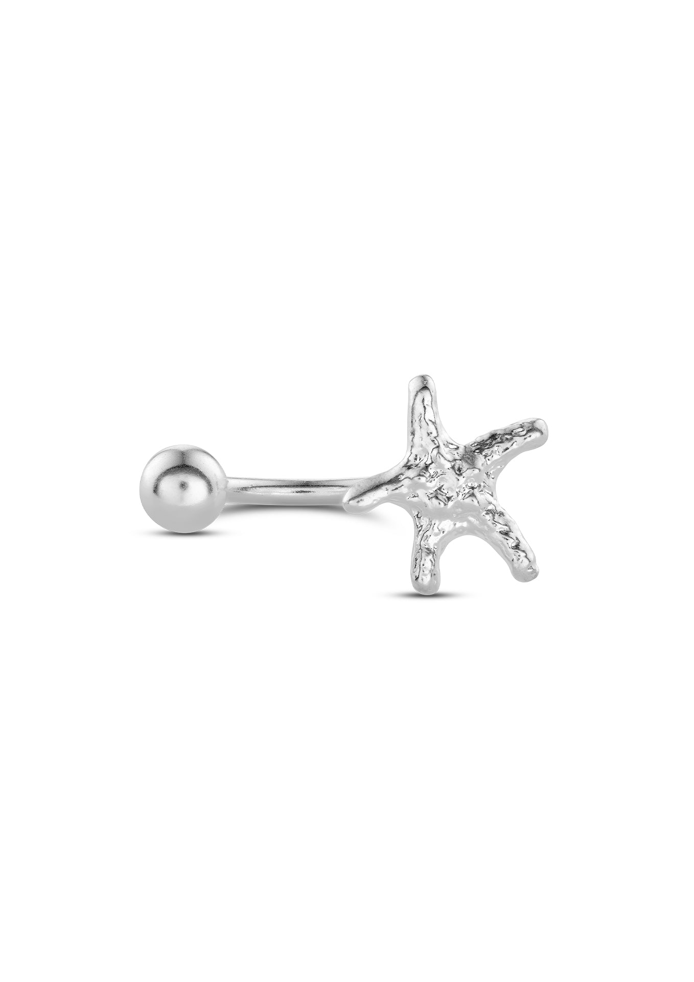 NO MORE accessories Sea Star Open Ring in Silver