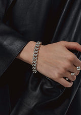 Anchor Chain Bracelet Silver