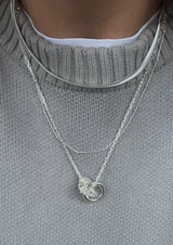 Forever Raw Necklace Silver - NO MORE ACCESSORIES