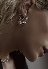 no more accessories Laura Stack 6 - iconic silver ear stack 
 