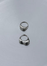 Mammatus and Nimbus Rings Duo Silver
