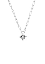 NO MORE accessories North Star Paper Clip-Y Necklace Silver