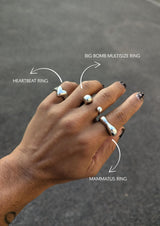 no more accessories big bomb multisize, heartbeat and mammatus ring stack