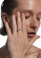 no more accessories bold champagne rings combo silver 