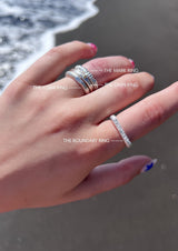 no more accessories bold drop rings in silver 