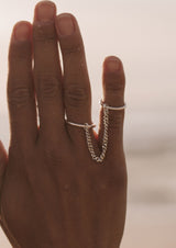 NO MORE accessories Chain Rings in sterling silver