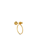 No More Accessories Chord Earring Gold