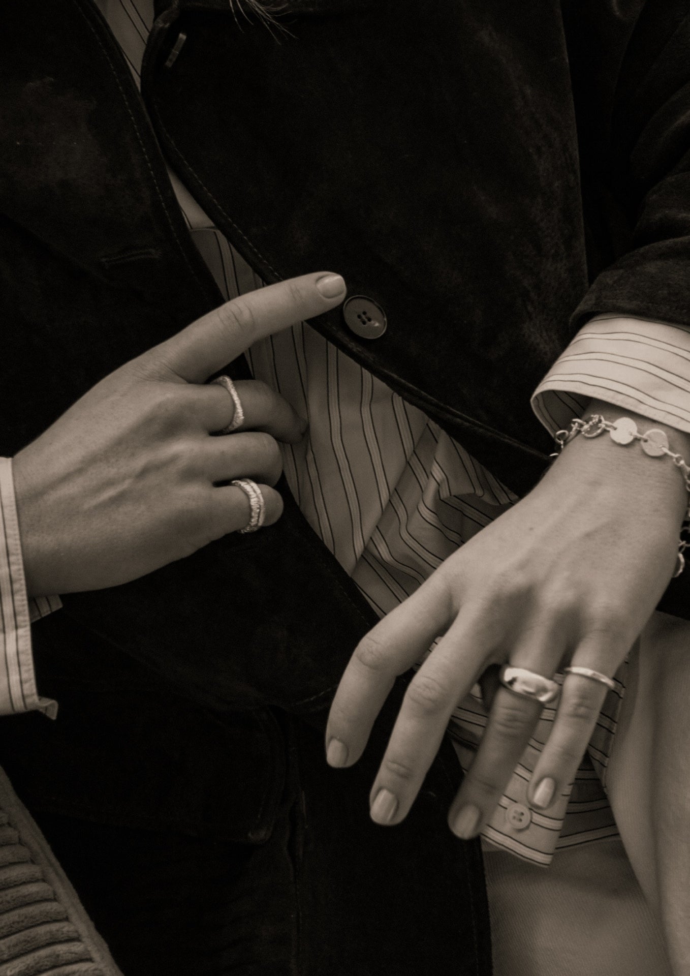 no more accessories the bold drop silver rings 
