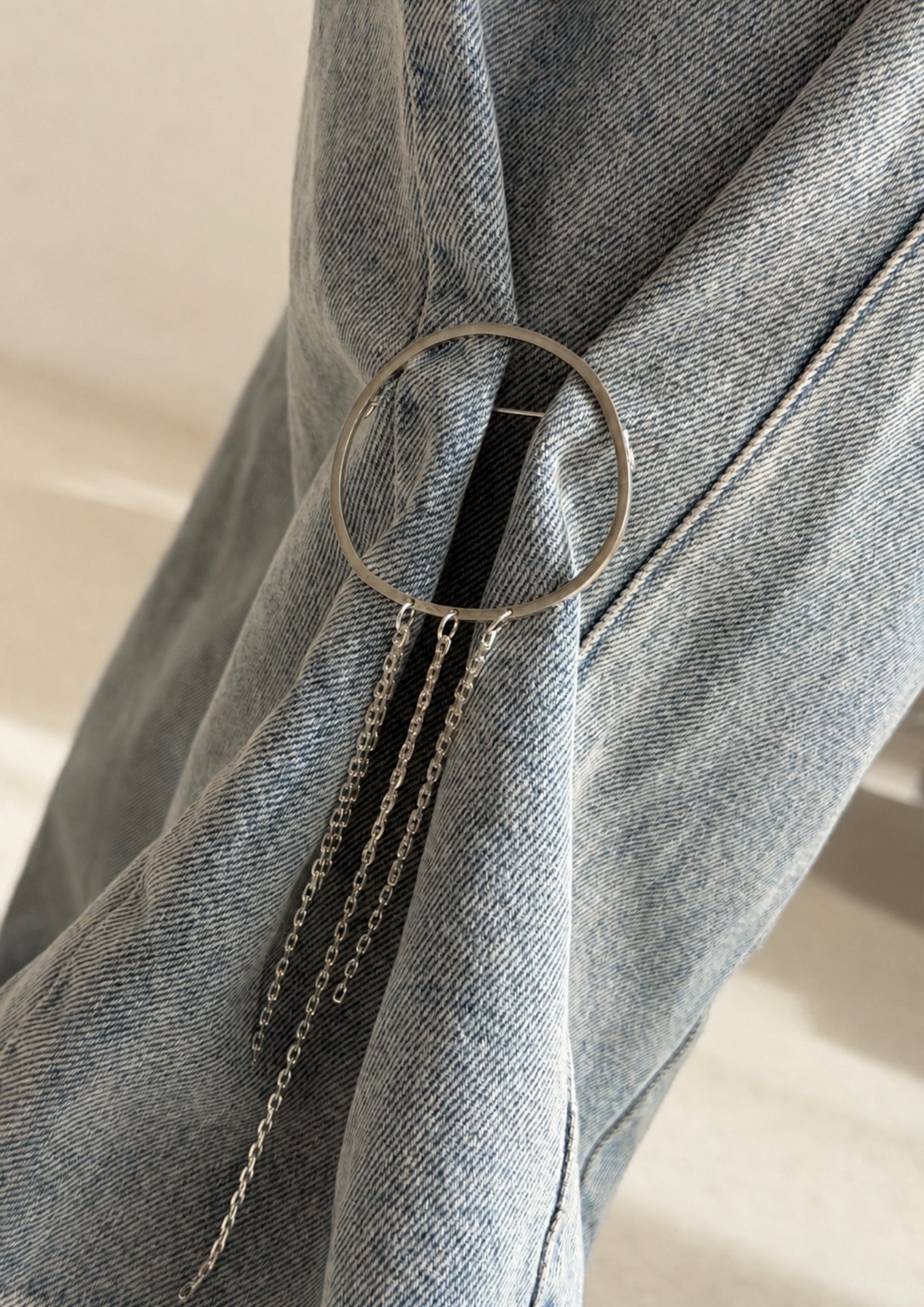 NO MORE ACCESSORIES The Cascade Brooch Silver