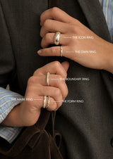 no more accessories the bold drop silver rings