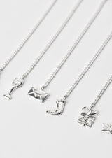 NO MORE accessories Magic Christmas Wine Glasses Charms Silver (set of 6)