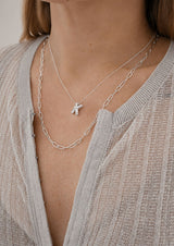 no more accessories letter a necklace 