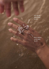 Beach Break Wave Ring Silver - NO MORE ACCESSORIES