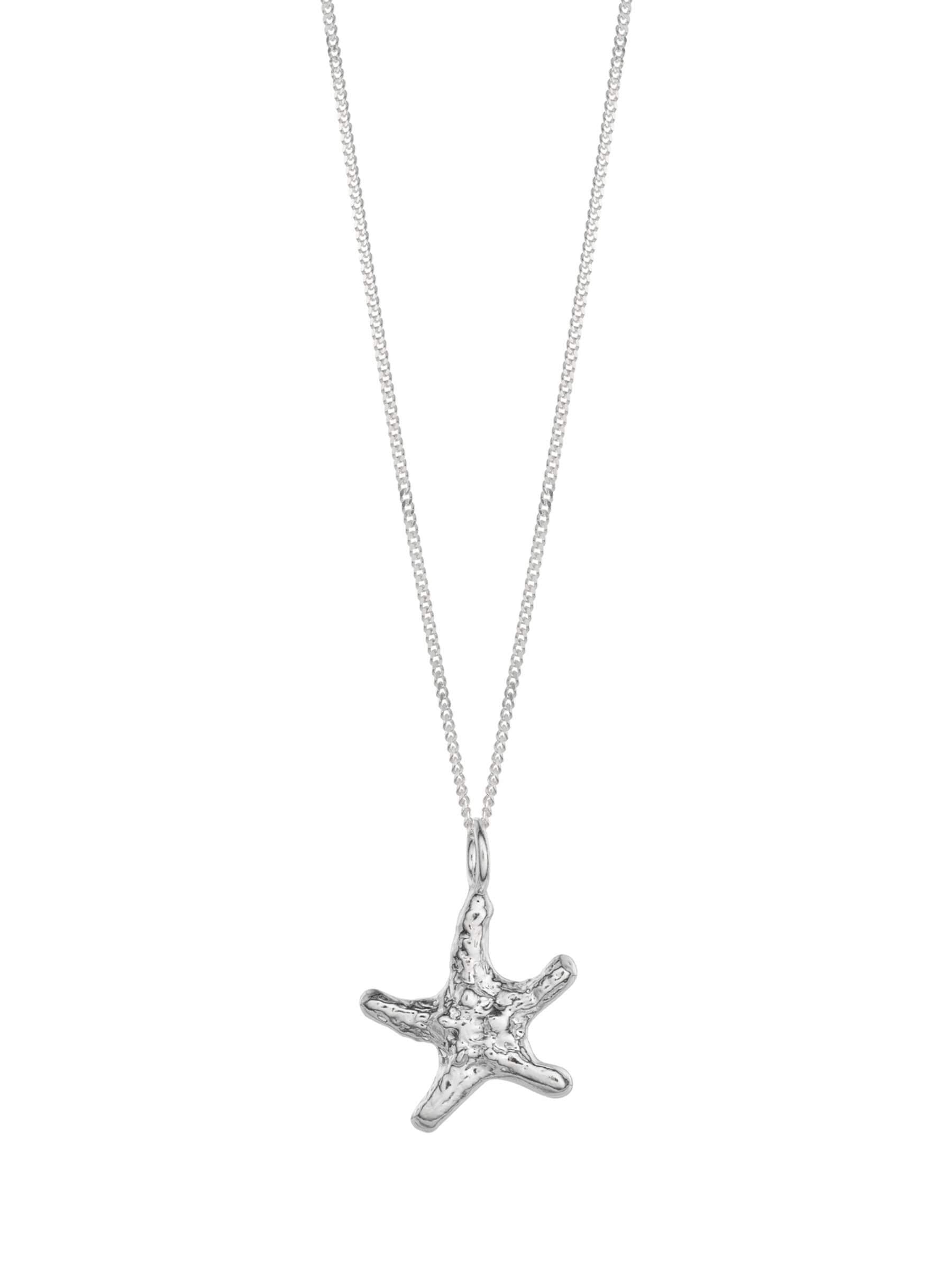 Sea Star Necklace Silver