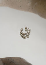 NO MORE ACCESSORIES The Loop Ear Cuff Silver