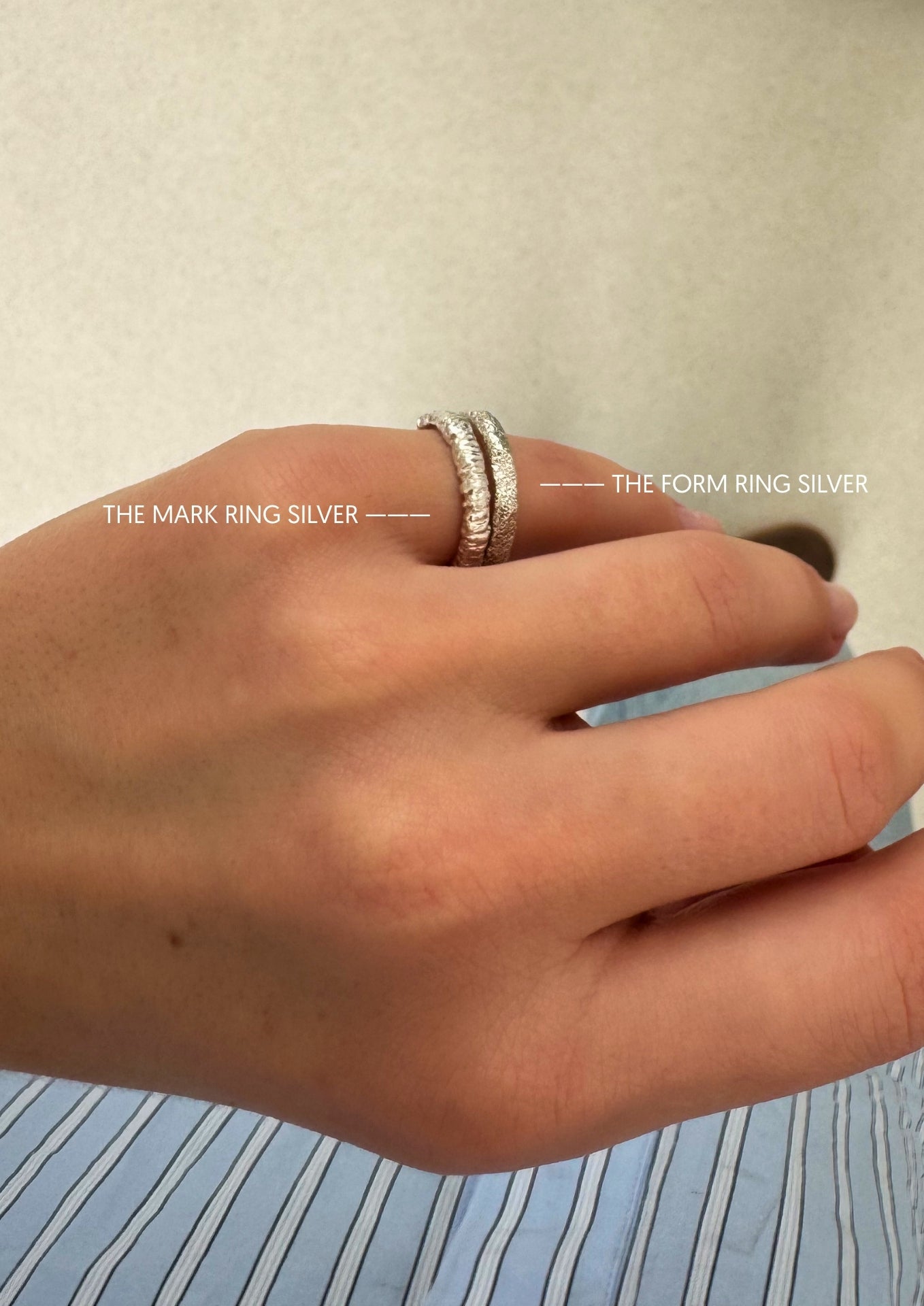 NO MORE accessories The Form Ring Silver 
