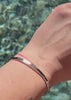 no more accessories hammered bracelet silver 