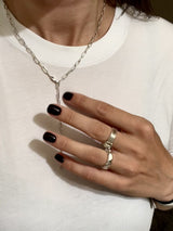 paper clip y-necklace silver no more accessories