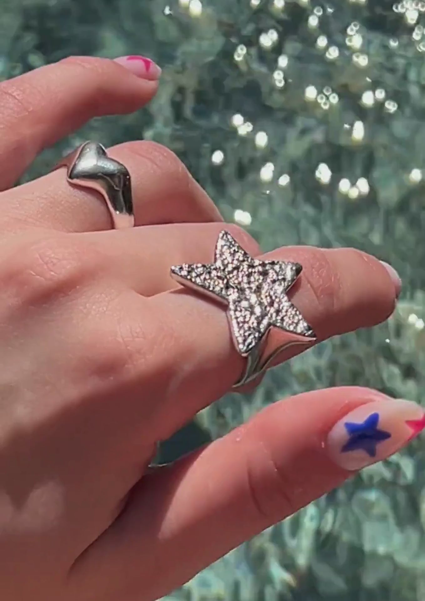 NO MORE accessories Sea Star Ring in Silver