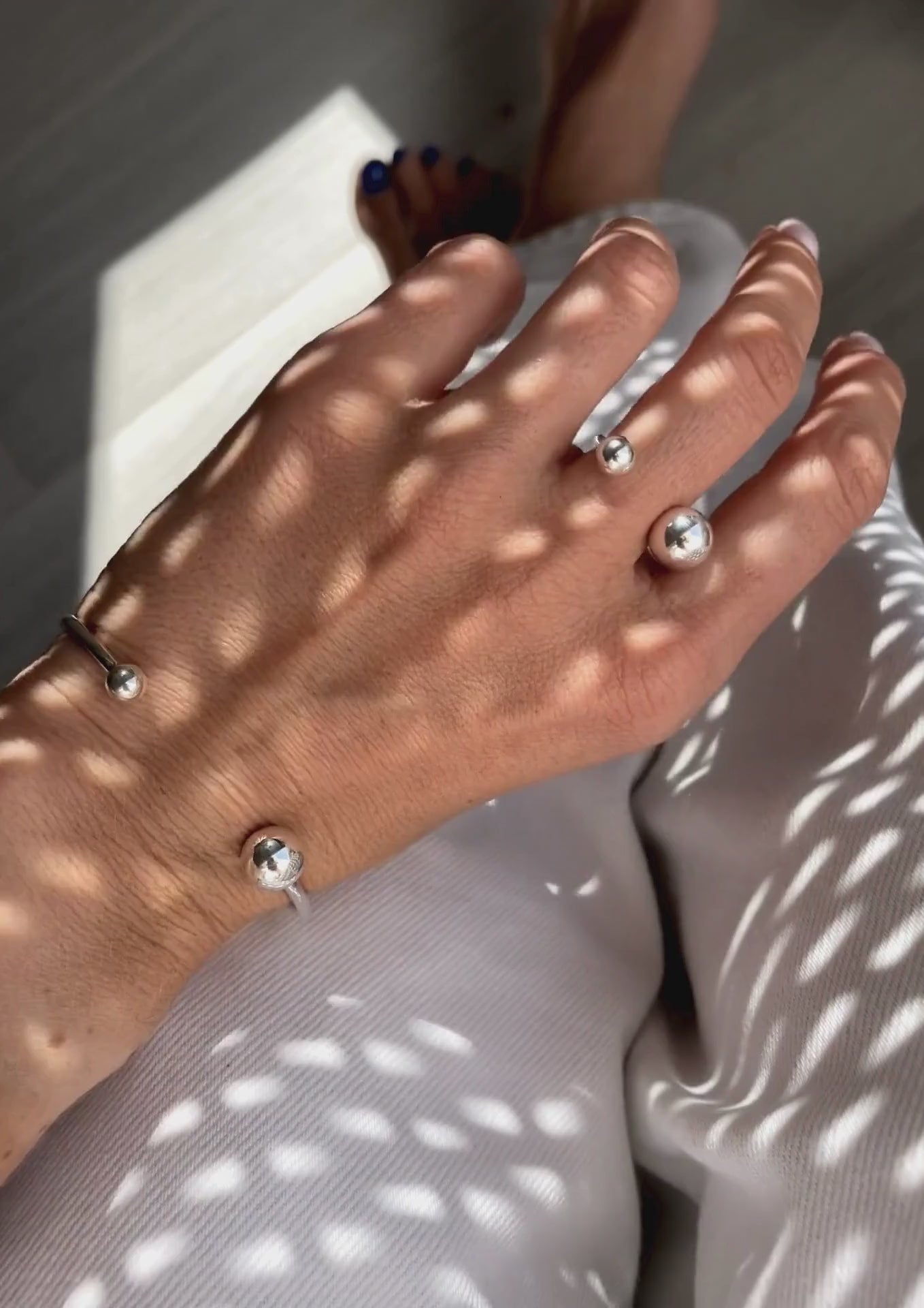 NO MORE accessories Big Bomb Multisize Ring in sterling silver