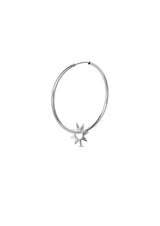 NO MORE accessories Sea Sun Nomad Hoops Silver 