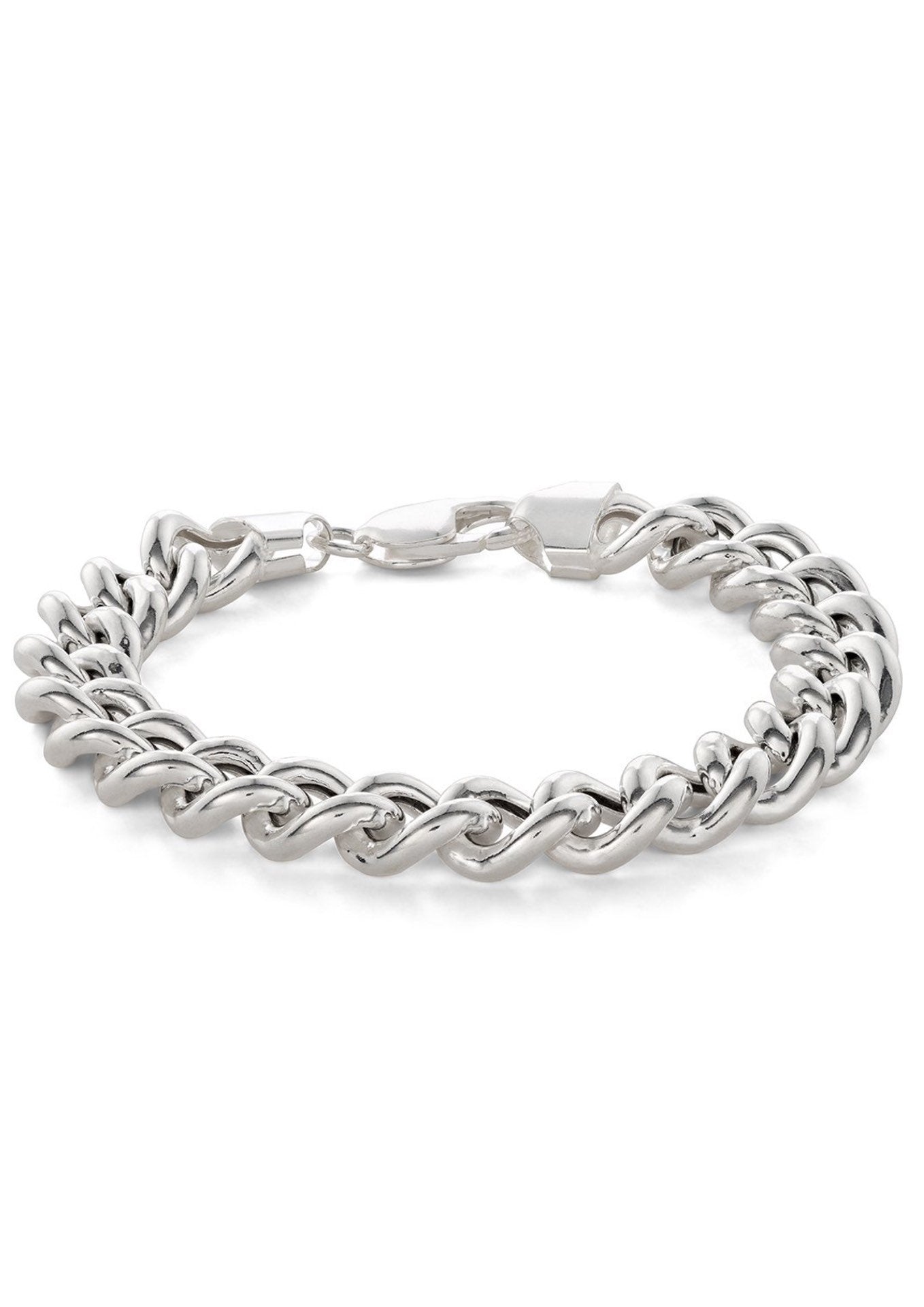 NO MORE accessories Anchor Chain Bracelet in Sterling Silver for men