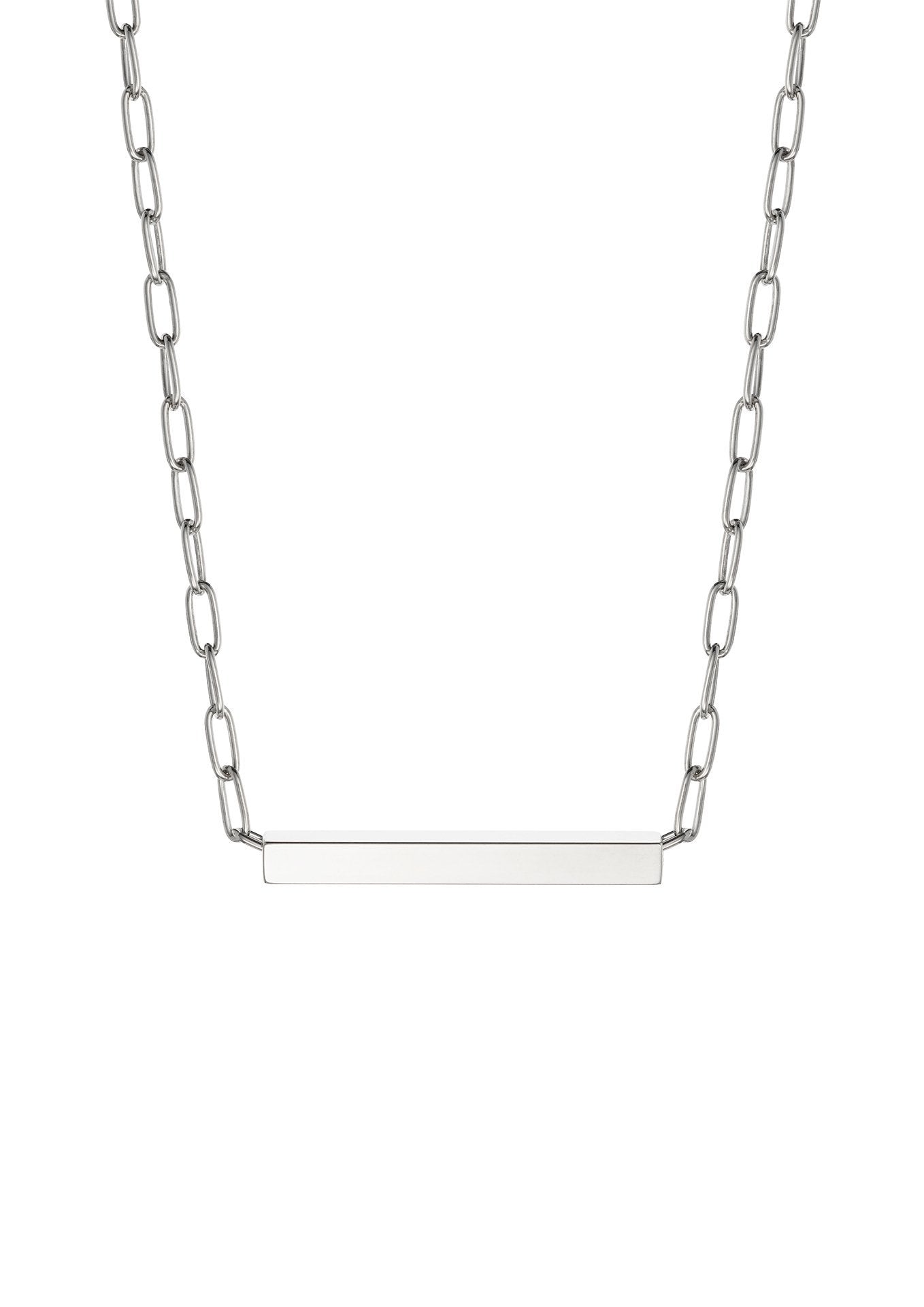 NO MORE accessories Bar Choker in sterling silver