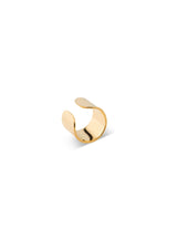 NO MORE accessories Bold Flat Ear Cuff in gold plated sterling silver