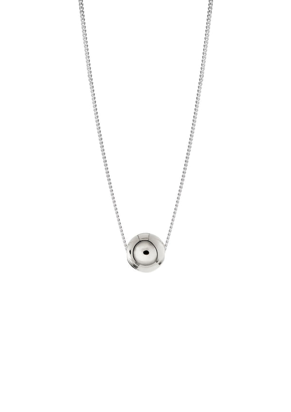 NO MORE accessories Bubble Necklace in sterling silver with sterling silver pendant