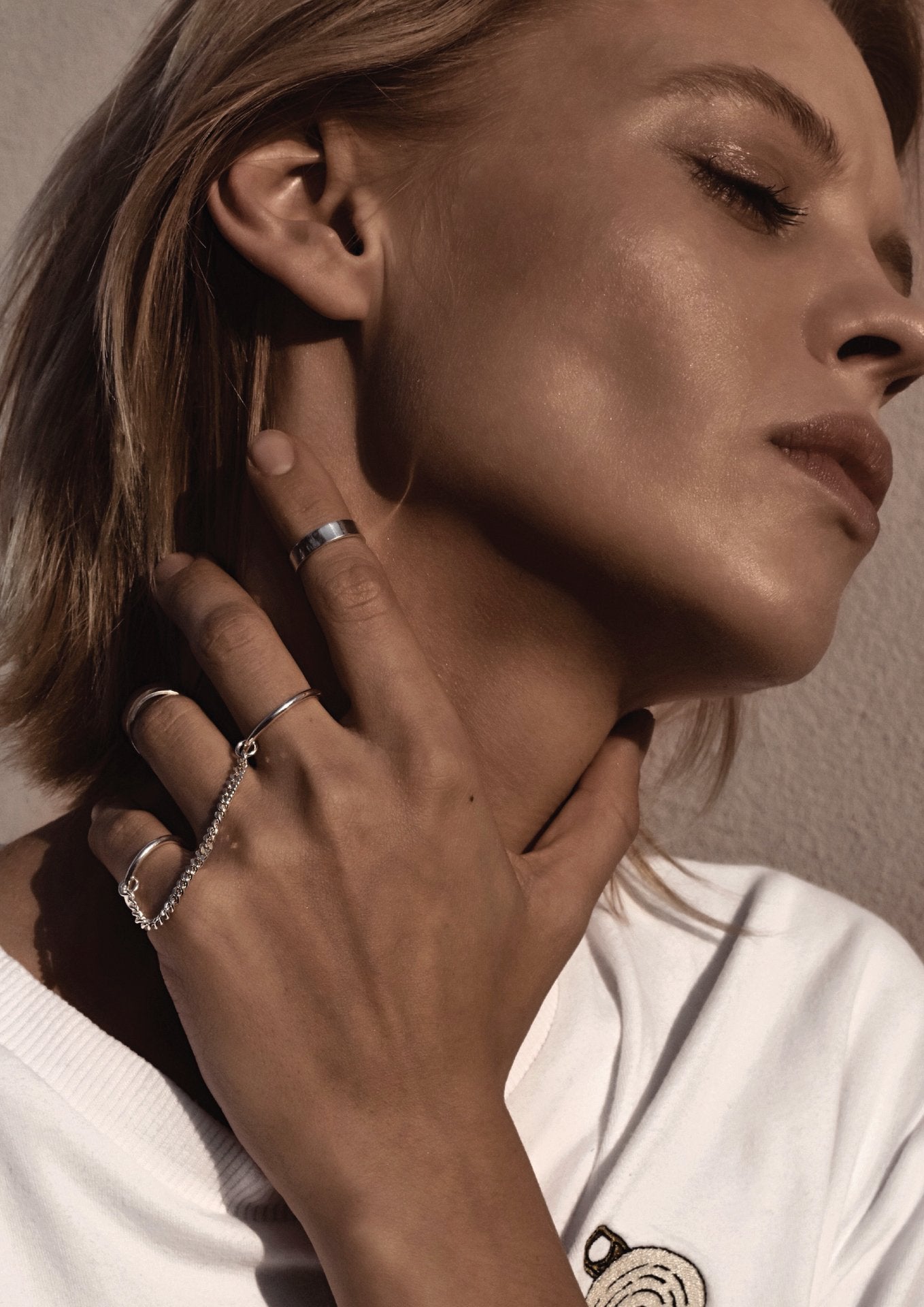 NO MORE accessories Pinky Rings Stack in sterling silver