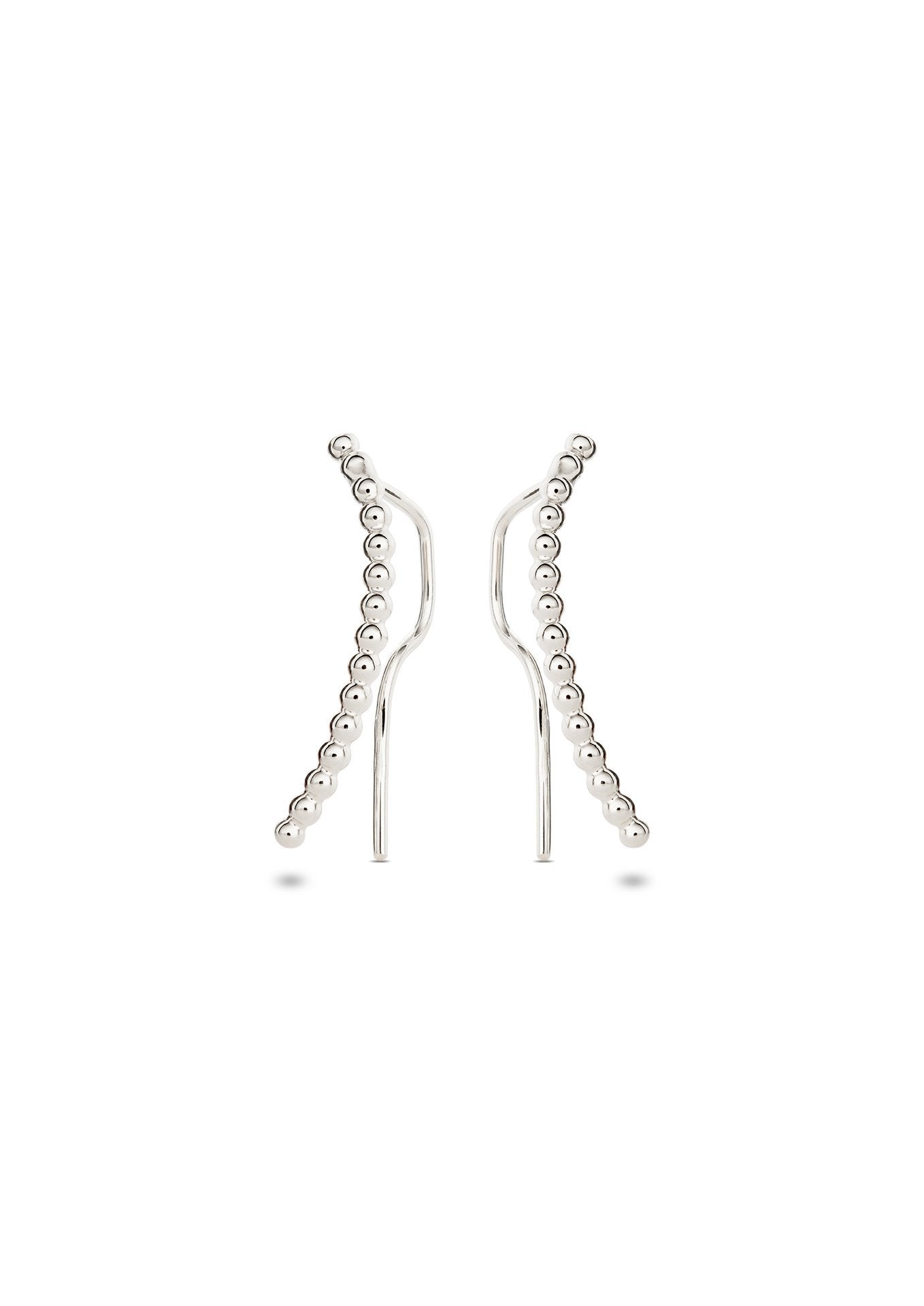 NO MORE accessories Champagne Crawlers in sterling silver 