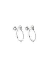 NO MORE accessories Chord Earrings in Sterling Silver