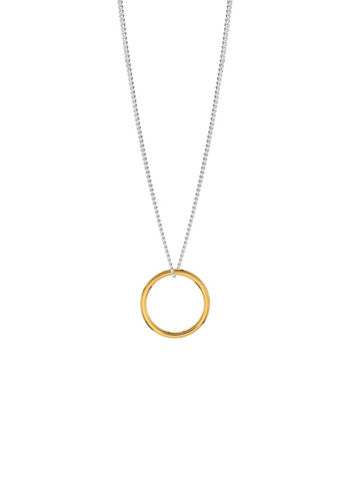 Circle Necklace Gold