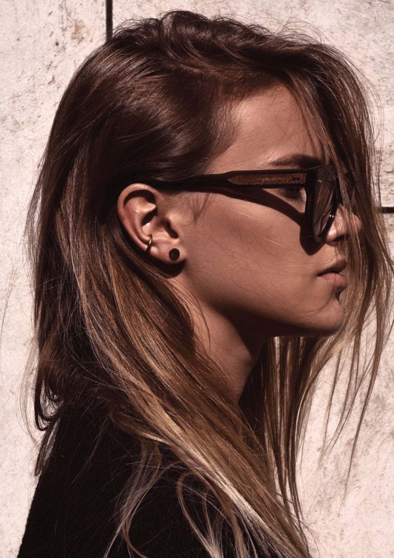 NO MORE accessories Dame Earrings in gold plated sterling silver