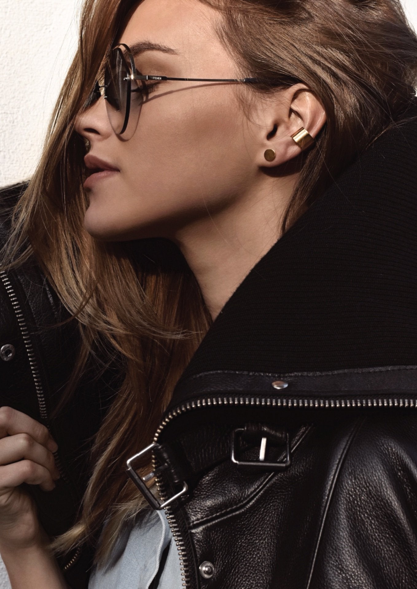 NO MORE accessories Dame Earrings in gold plated sterling silver
