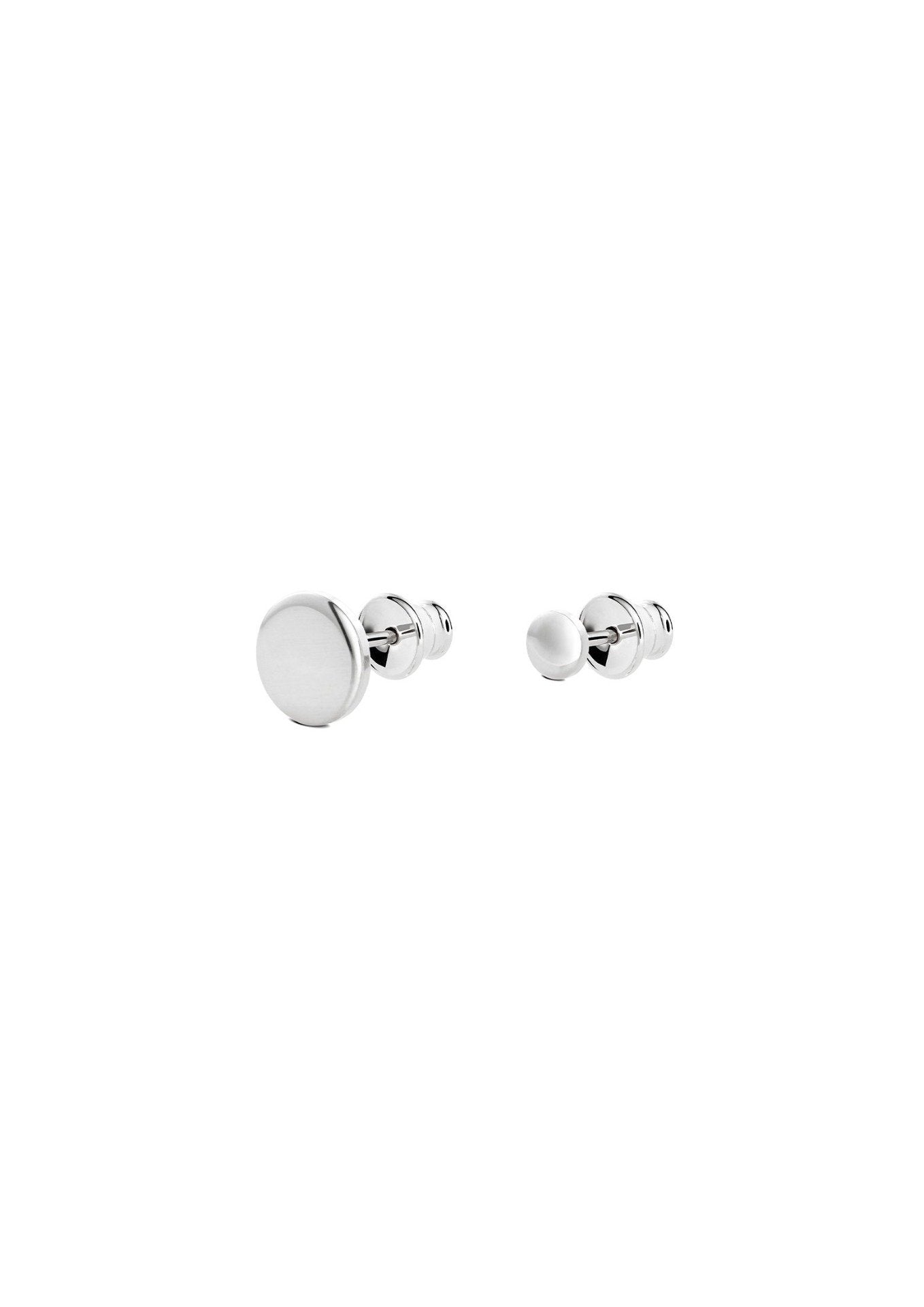 NO MORE accessories Different Twin Earrings Silver