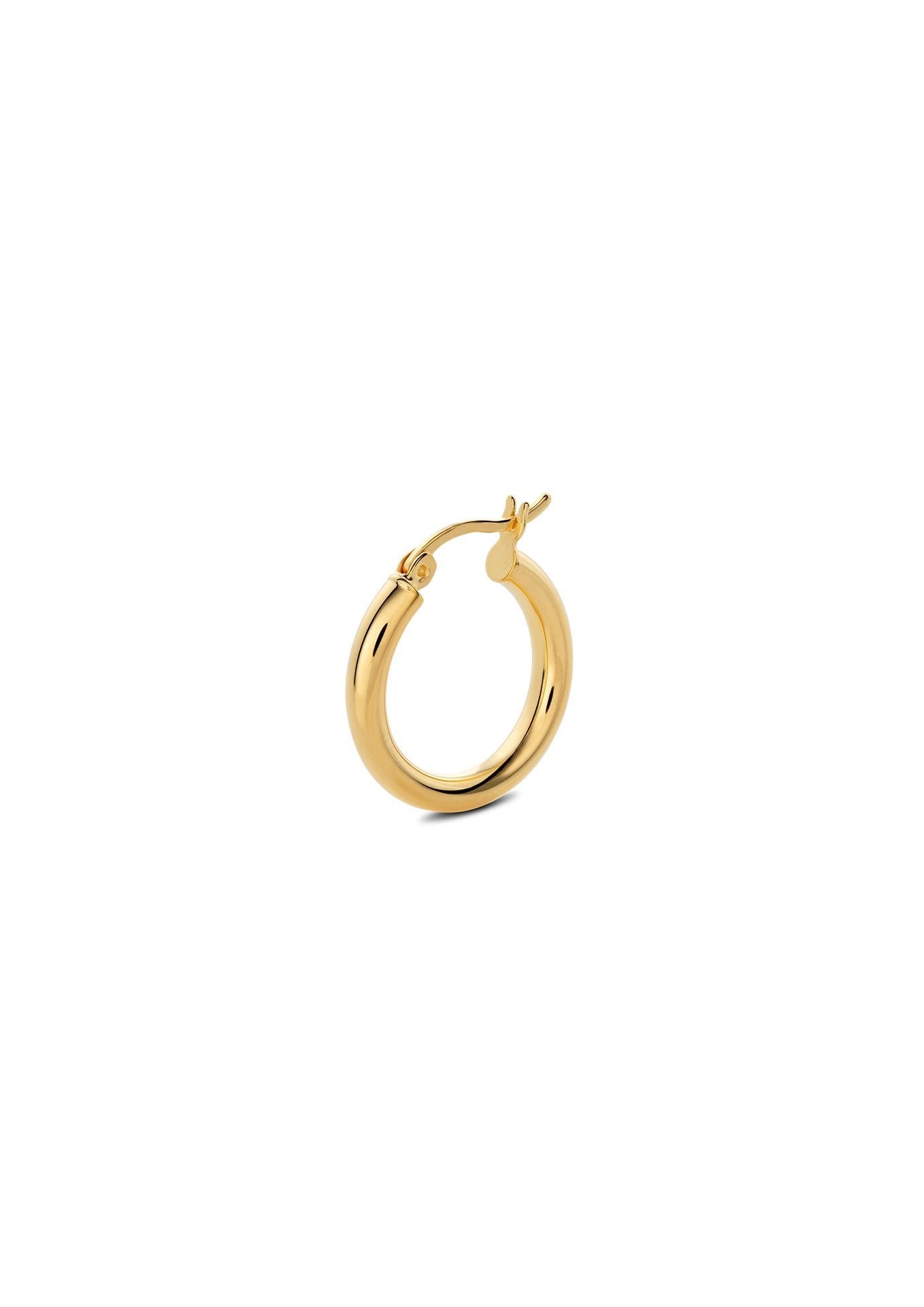 NO MORE accessories Dizzy Hoops in gold plating