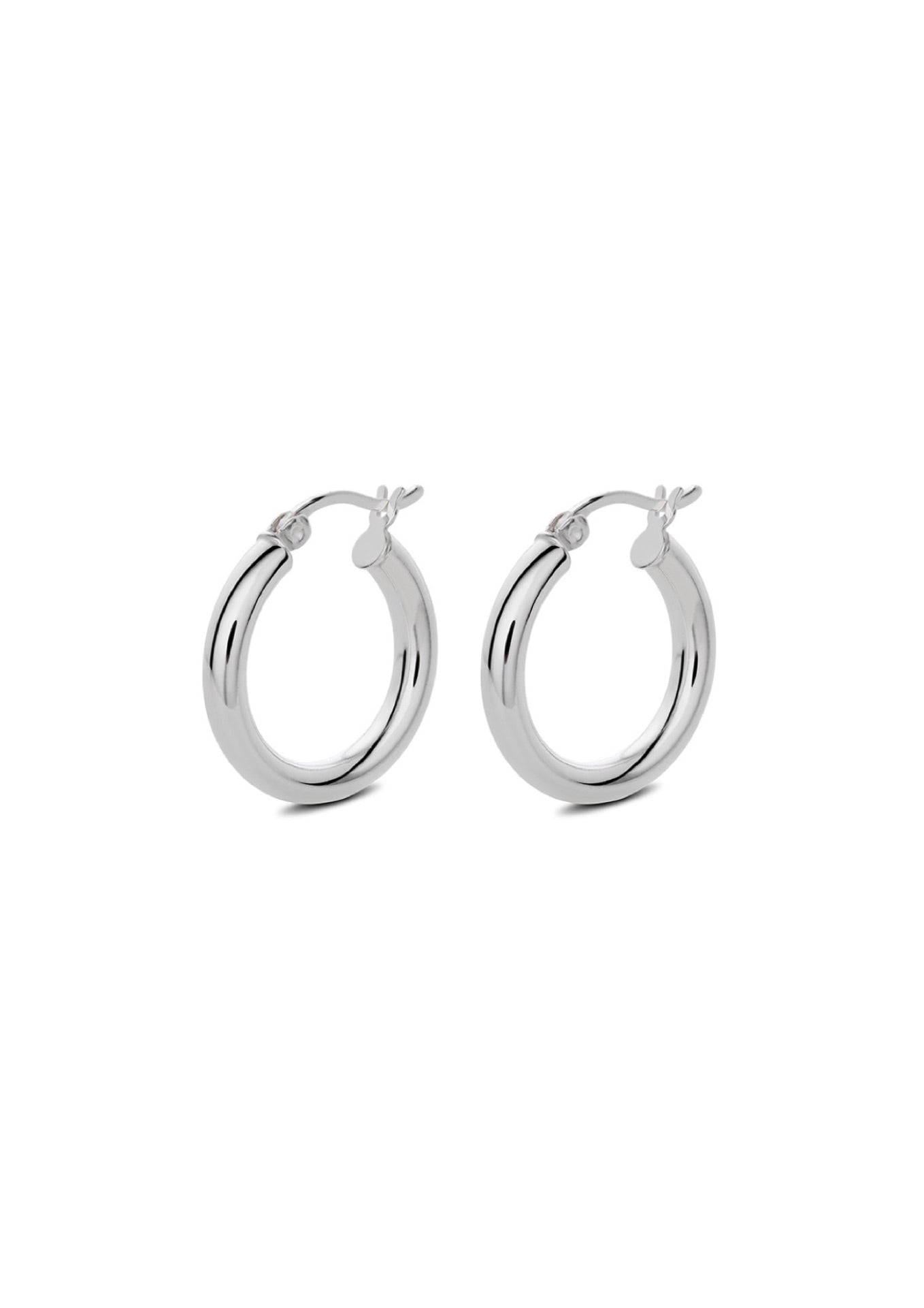 NO MORE accessories Dizzy Hoops in sterling silver